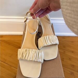 Reformation Shelly Ruched Sandal